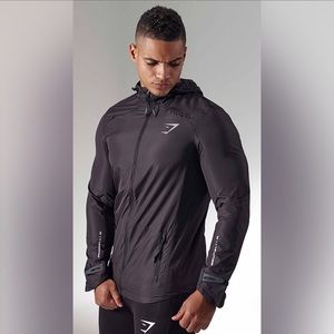 Gymshark Distance Running Jacket Black